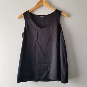 Eileen Fisher Black Silk Tank Top XS